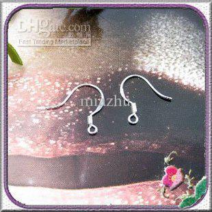 Wholesale - 100pcs 100% 925 Sterling Silver Earring Fish Hook earrings Accessories DIY jewelry