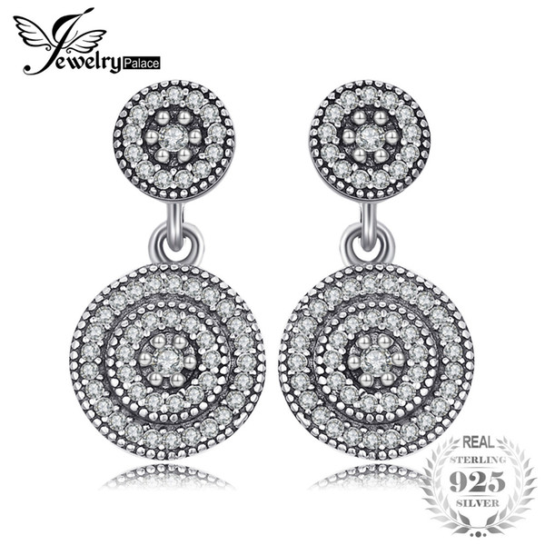 Jewelrypalace 925 Sterling Silver Vintage Dangle Drop Earrings For Women 2018 New Hot Sale Beautiful Gifts Fine Jewelry