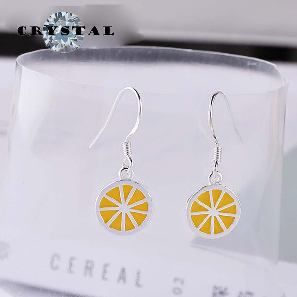 New Simple Women' s Dexterous Silver Earrings Artificial Diamond Stainless Steel Style Fashion Small Jewelrys Party Gift