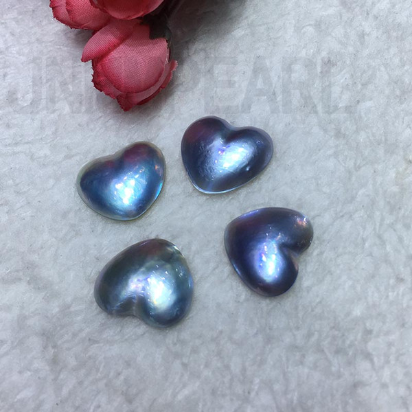 JNMM Mabe Pearls Great Grade Beads Natural Twilight Irregular Heart Round Shape pearls Mabei for Women Jewelry Making diy Gift