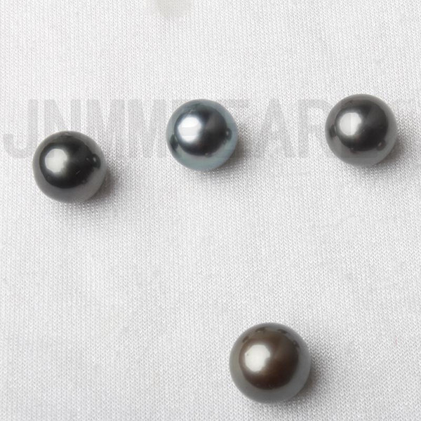 JNMM Graceful AKOYA Pearls Beads 10-14 mm Natural Black Tahitian Round pearls for Making diy Gift New Arrival Hot Sale