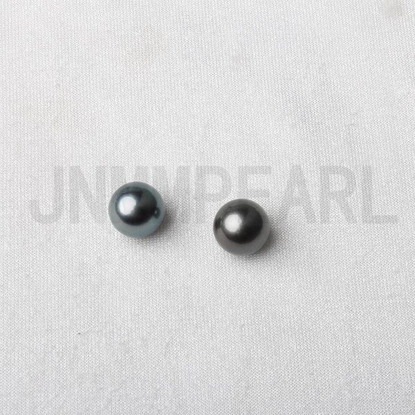 JNMM Graceful Jewelry Accessories AKOYA Pearls Beads 10-14 mm Natural Black Tahitian Round pearls