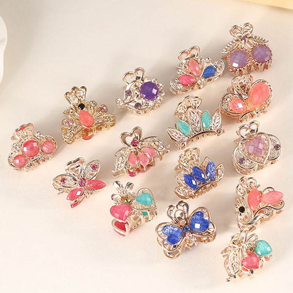 Women Lady Girls Mini Alloy Hairpins Hairclips Claws Headwear Barrettes Hair Accessories