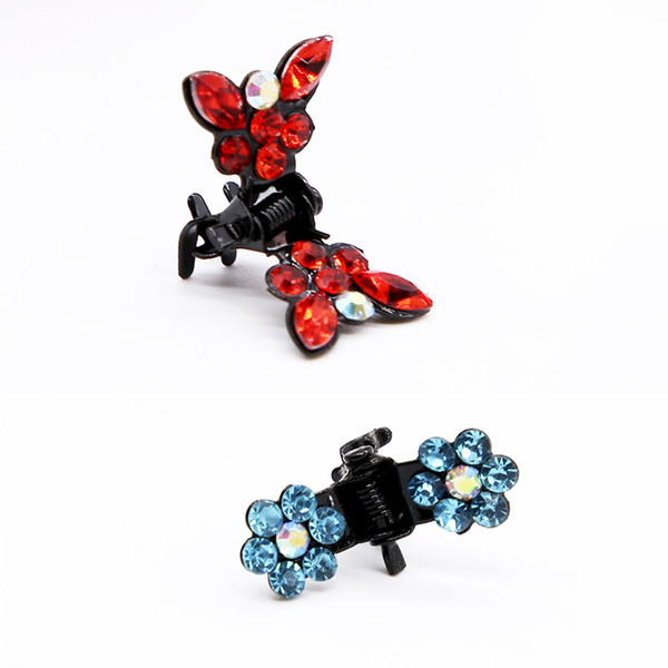 Butterfly Baby Hair Clip Cute Flower Children Hair Claws High Quality Rhinestone Girl Party Gifts Kids Hair Accessories Wholesale