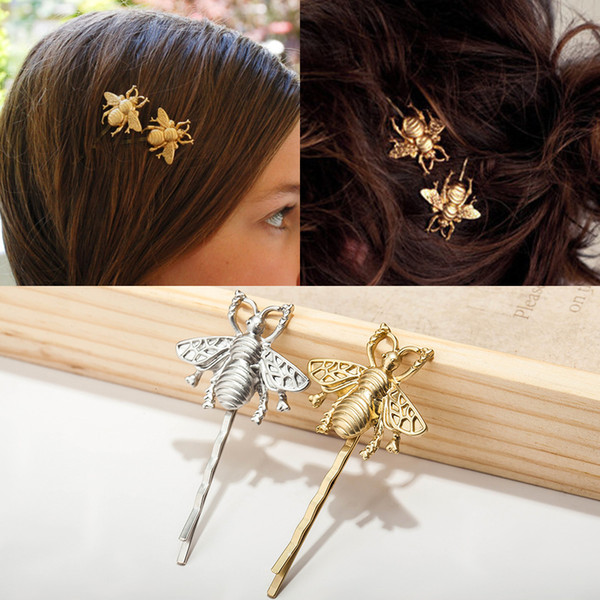 Girls Crystal Wings Bees Hair Jewelry Animal Styles Hairpins Hair Clips for Women's Hair Accessories Barrettes