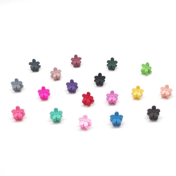 Korea small flower catch clip small scrub children hairpin girls mini bangs clip 2 yuan shop jewelry supply