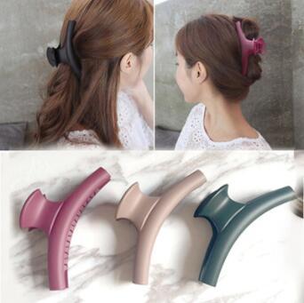 Korea Hair Accessories Large Medium Pure Scrub Acrylic Gripper Japanese and Korean Hairpins Bathing Jaw Plate Hair Accessories