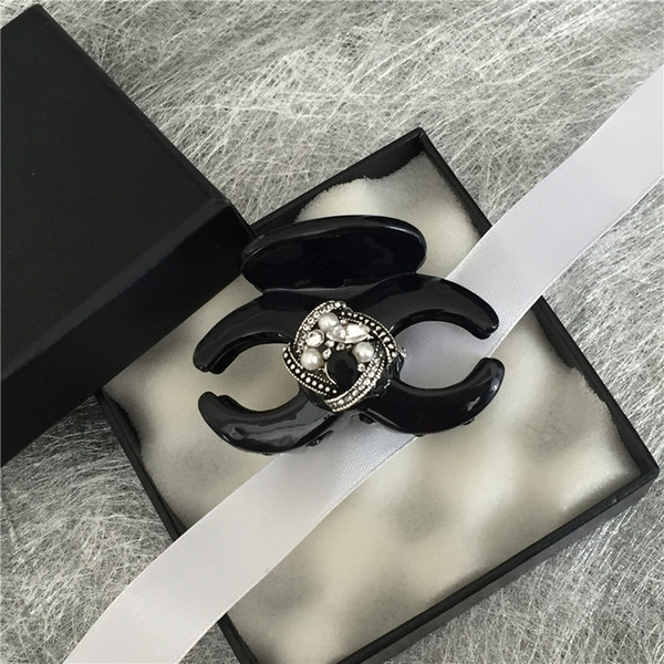 CC Fashion Hairpin South Korean adult elegant three-dimensional Elegant diamond insert acrylic grip horse tail plate hair card VIP gift