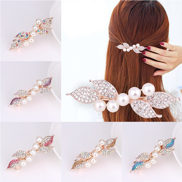 Korean style Pearl and crystal hair claws wholesale high quality new arrival hair claw in good price