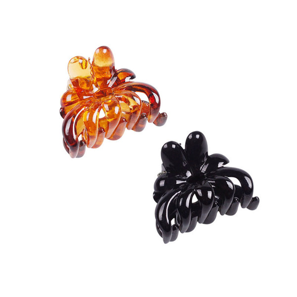 hair pin for girl black & brown mini crab for hair fringe quality plastic hair claws ears bang clips 2.4*1.7CM