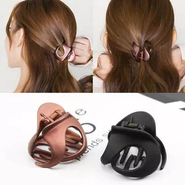 Hair Clips Barrette Crab Clamp Hair Pins Ornaments Hair Accessories accessori capelli korean Style Women Lady Claw Acrylic 3pcs Color Random