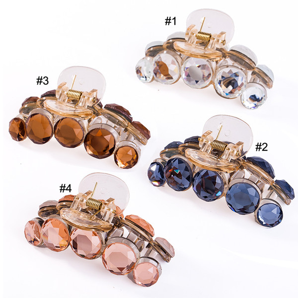 2018 Hot sale women hair clamps hair jewelry solid color 4 colors for ladies free shipping