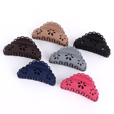 2010 90321 Best-selling Running Sports Simple Grab for Women Bath Disk Hair Clip Large Plastic Lace Horsetail Clip