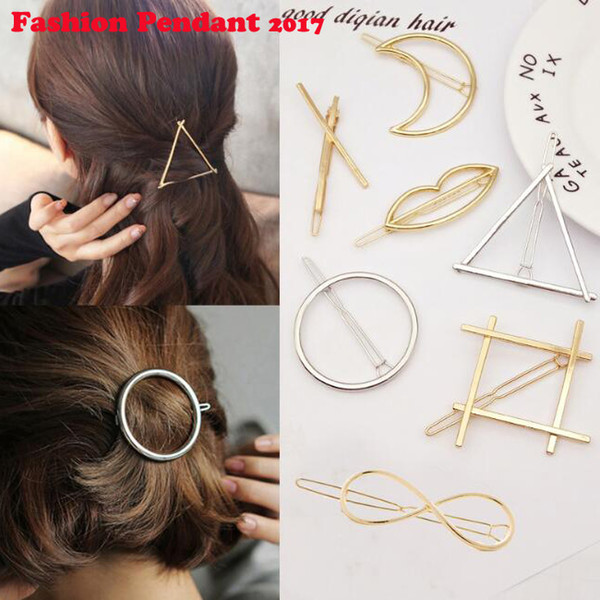 2019 Moon multiShape Women Girls Hair Clip Clamp Fashion Jewelry Hair Accessories Free Shipping Hot Sale