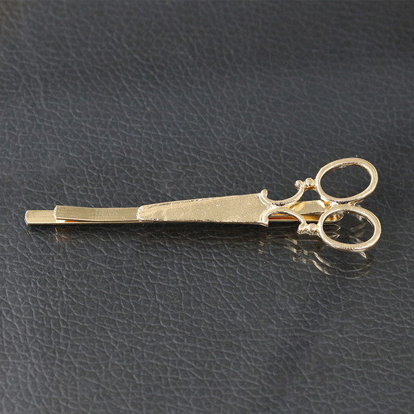 Fashionable and unique scissors shape makes people's eyes shine in the hair clips bangs two colors of the new hairpin