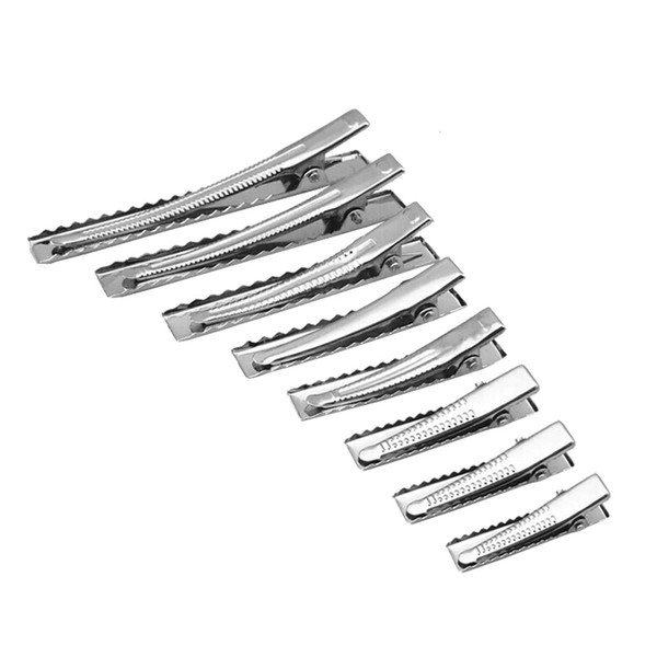 32mm/35mm/40mm/45mm/55mm/65mm/75mm/95mm Single Prong Metal Alligator Hair Clips Hairpins Korker Bow 50pcs in 1 Set SSwell