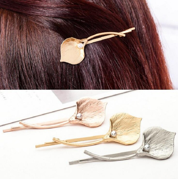 hair barrettes hairpins hairgrips clip for Women girl Hair Accessories headwear holder bun bang vintage simple flower