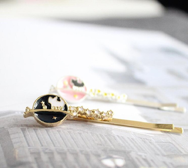 hair barrettes hairpins hairgrips clip for Women girl Hair Accessories headwear holder bun bang creative Space style