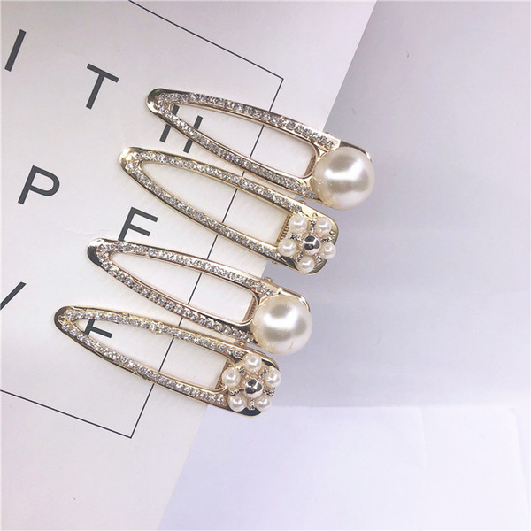 12 pcs/lot Fashion Pearl Hair Clip for Women Elegant Korean Design Snap Barrette Stick Hairpin Hair Styling Accessories