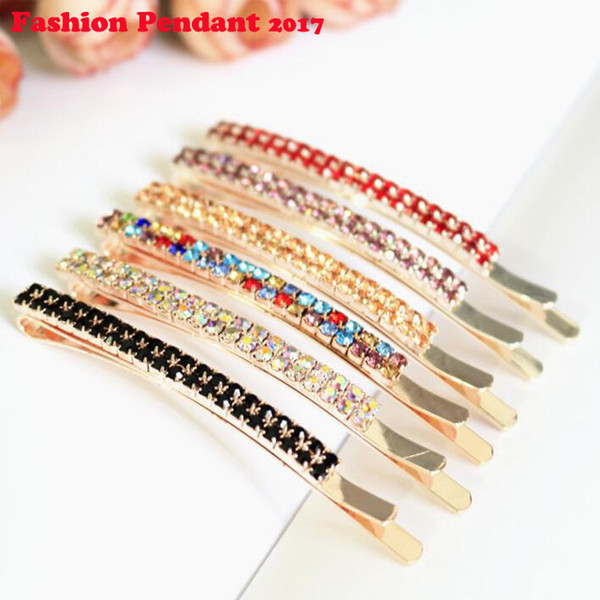 Fashion Crystal Hair Pins Jewelry for Women Girls Korea Hair Clips Pins Wedding Party Hair Accessories