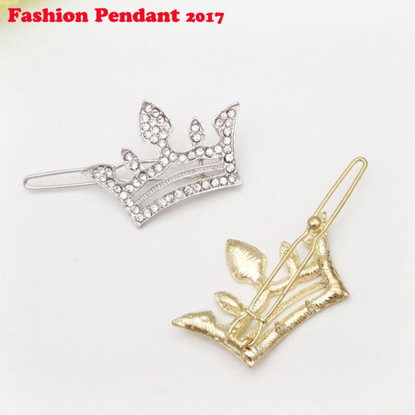 Princess Shiny Crown Hair Clips Cute Rhinestone Crystal Crown Hair Accessories Hairpin Barrettes Girl Favor free shipping