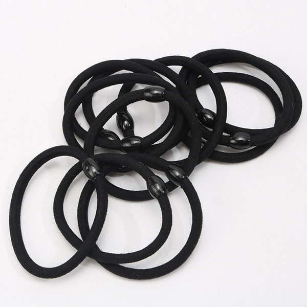 Wholesale Designed hair jewelry simple women children magic shape hair new style black hair rubber bands