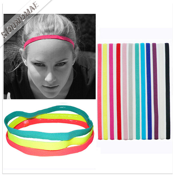 Girls Softball Sports Yoga Headbands Set Elastic Bands for Birls Girls Braided Mini Non Slip Running Womens Hair Bands Individual Package