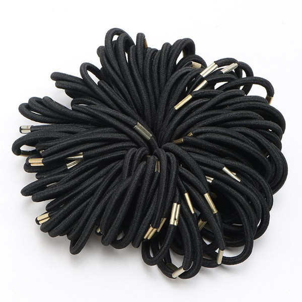 Round Hair Ties Elastics No Metal Superior Hold for All Hair Types Durable Strong Girl Women Charms Tie Gum Hair Rubber Bands