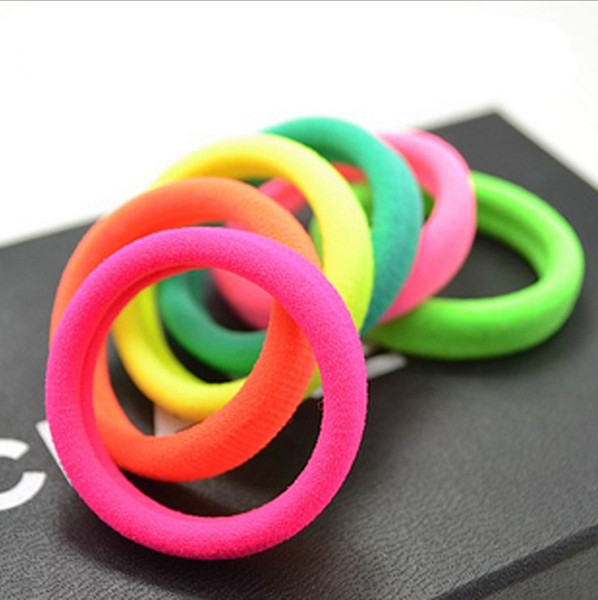 Wholesale Hair Jewelry Brand New Fashion High Quality Candy Color Multicolor Hair Rubber Bands Wholesale Free Shipping LHR007