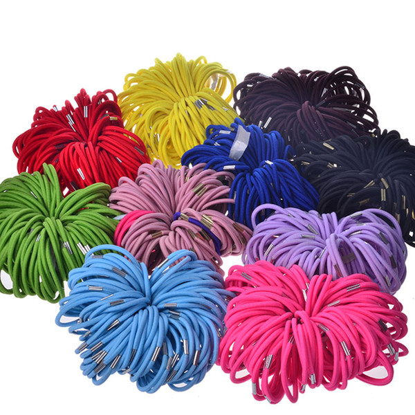 Candy Color Hair Rope, Elastic Hair ties, Bands Headband hair Strap Hair Band,min 200pcs and 100pcs/lot, Low price!