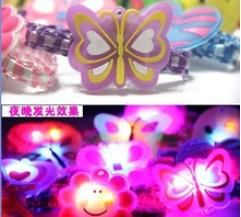 Girl LED flash light up hair band cartoon headband hair cips candy colors best atmosphere of props