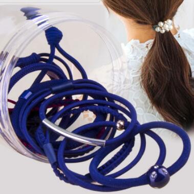 designer hair jewelry hair rubber bands basic sets 12pcs for women colorful wholesale hot fashion free of shipping