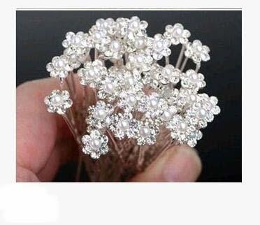 Hairpin Stick Wedding Women Bridal Crystal Flowers Hairpin U Shaped Hair Clip Hair Accessories