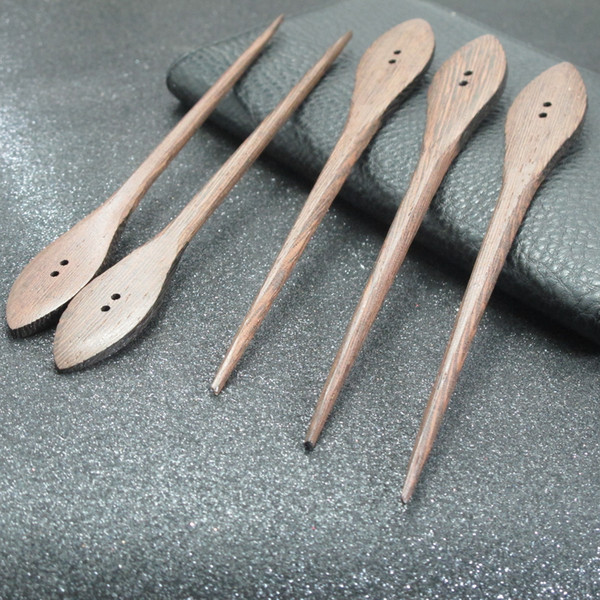 Natural Wooden Hairpins Accessoies DIY Hair Jewelry Making Hair Pins Clasp Wood Sticker Wholesale Price