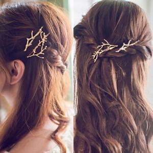 2018 Women's Fashion Minimalist Lovely Retro Branches hair clips CJWD73