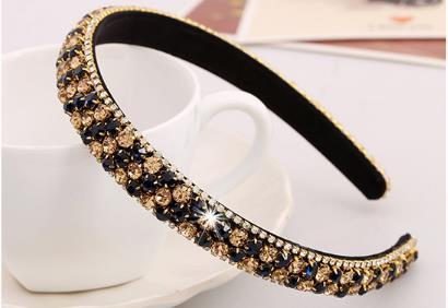 2018 New style fashion flash drill elegant hair hoop Korean style accessories headbands for girls many colors