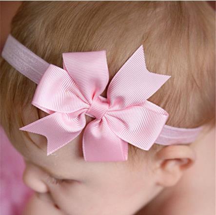 019 Super soft Korean velvet baby bow hair band multi color baby lovely little butterfly seamless head band birthday