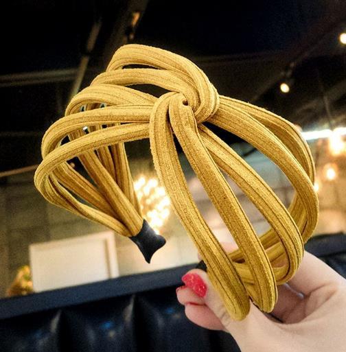 2018 good quality Wide side hair hoop South Korea simple fabirc Japan and Korea sweet super fairy lovely super cute female headbands