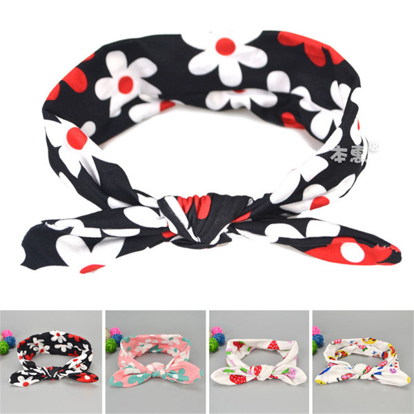 2019 new printed elastic baby headband European and American children's headwear