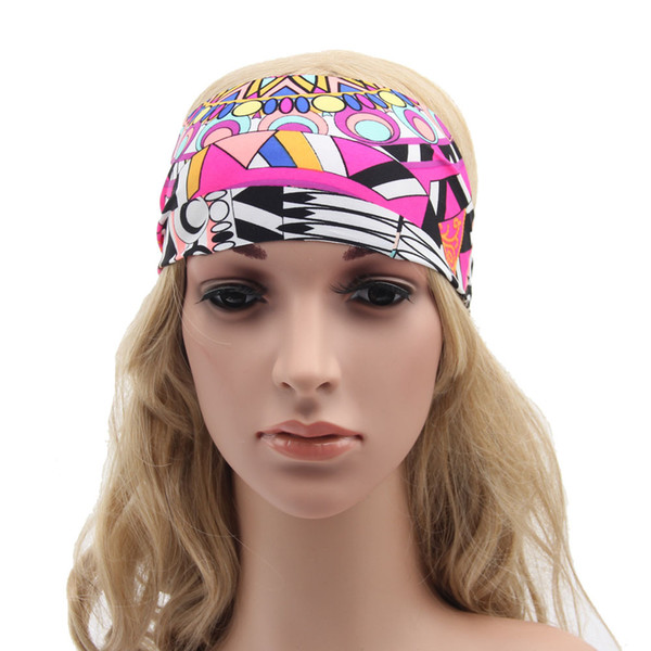 14 Styles Bohemian Fabric Sport Hair Band for Jogging Yoga Headband Designer Headband Bandana Headbands Gifts Head Scarf for Women