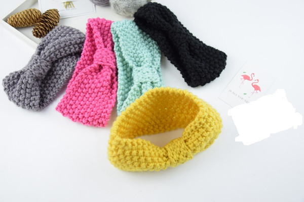 Newborn Baby Girls Cotton Elastic Headbands Infant Kids Knot Headbands Hair Bands Children Headwear Hair Accessories