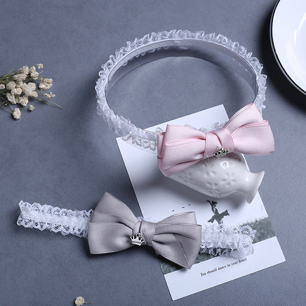 Baby Girls Cotton Headbands set Turban Knot Bowknot bunny hairbands Infant Kids Elastic floral headwear Children hair accessory