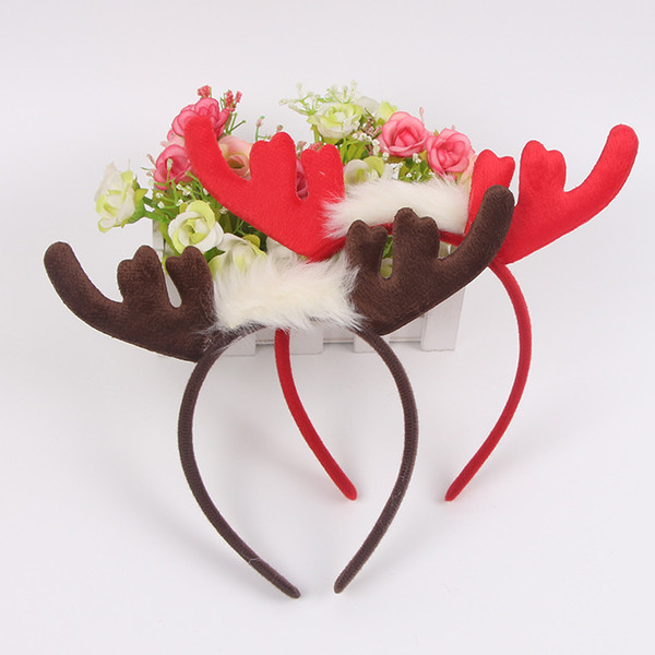 Christmas Headbands with Spring Snowman Santa Claus Elk Bear Headdress for Party Costume Performance Child Kids free shipping in stock
