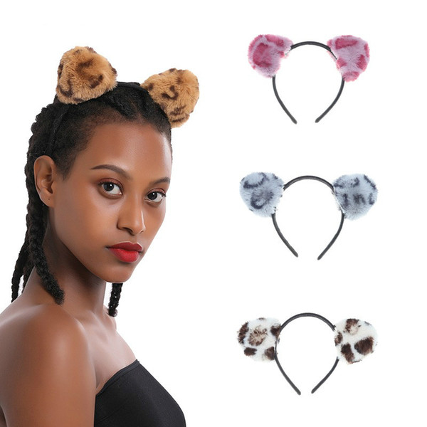 Fashion Girl Cute Cat Ear Headband Fur Hair Crown Headband Head Hoop Animal Cosplay Party Costume Sexy Headdress