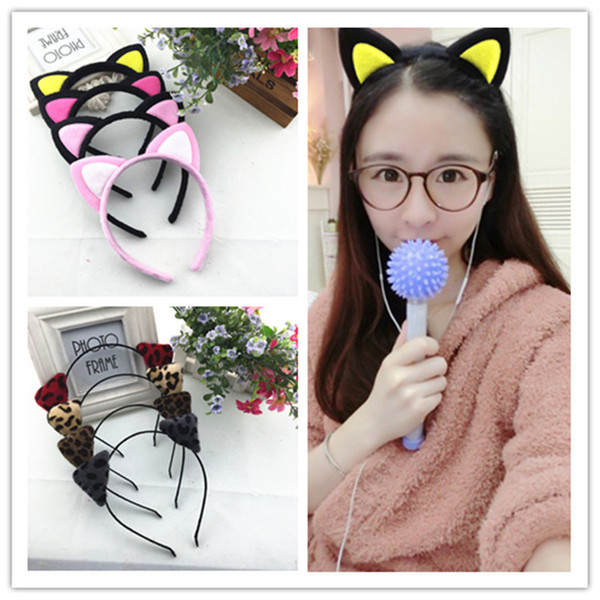 Stylish Women Girls Colorful Cat Ears Headband Accessories Sexy Head Band Multicolor Styling Tools Party Headwear