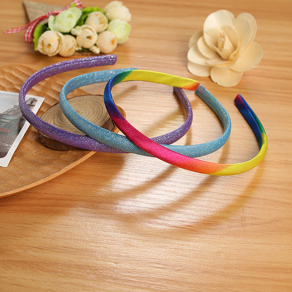 Hair Accessories Women Solid Colors Hair Bands Girls Headband Decorations Cute Blue Purple Party Headwear Gift