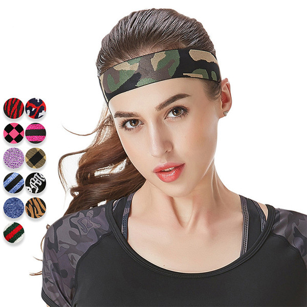 Sports Yoga Gym Stretch Headband Head Band Running Hair Band Sweat Sweatband Men Women Sports Safety