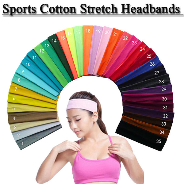 Cotton Headbands Stretch You PICK Headband Sports Wholesale Bulk Discounts Lot