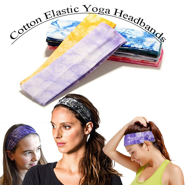 13 color Cotton Elastic Yoga Headbands Sport Headbands Assorted Colors Headbands