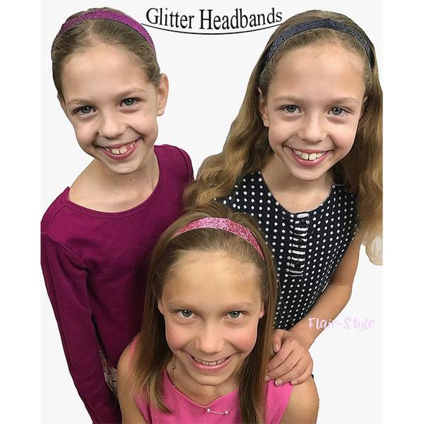 Glitter Headband no slip USA Olympics non sweaty Hair Bands